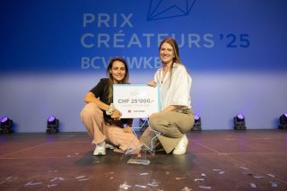 Séverine Dolt (à g.) et Mégane Dubuis ont séduit le jury du Prix BCVs avec leur Coloc Atelier